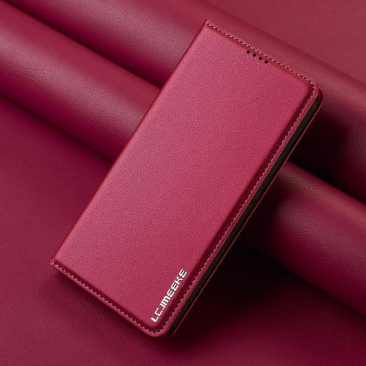 For Google Pixel 10 Pro XL LC.IMEEKE L1 Series Frosted Fine Texture PU Phone Case(Red) - Google Cases by LC.IMEEKE | Online Shopping UK | buy2fix