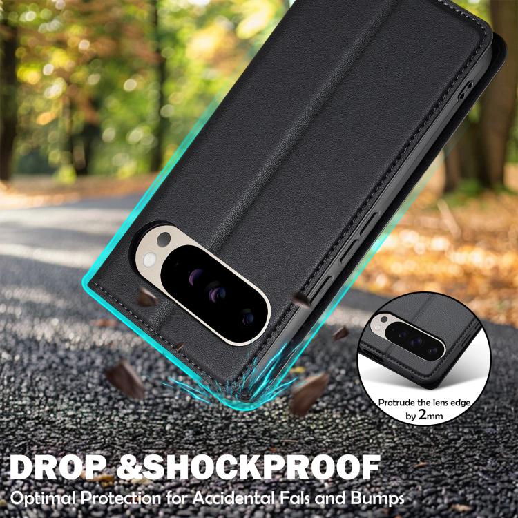 For Google Pixel 10 / 10 Pro LC.IMEEKE L1 Series Frosted Fine Texture PU Phone Case(Black) - Google Cases by LC.IMEEKE | Online Shopping UK | buy2fix