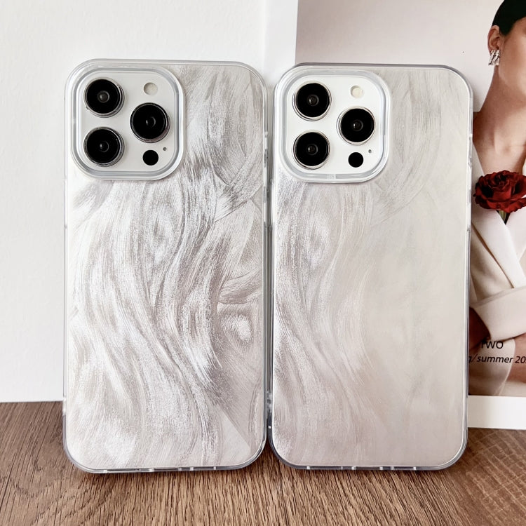 For iPhone 16 Plus Gradient Feather Acrylic IMD Full Coverage Phone Case(Feather B) - iPhone 16 Plus Cases by buy2fix | Online Shopping UK | buy2fix