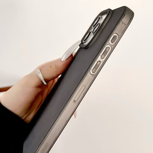 For iPhone 16 Plus Frosted Translucent TPU Full Coverage Phone Case(Light Blue) by buy2fix