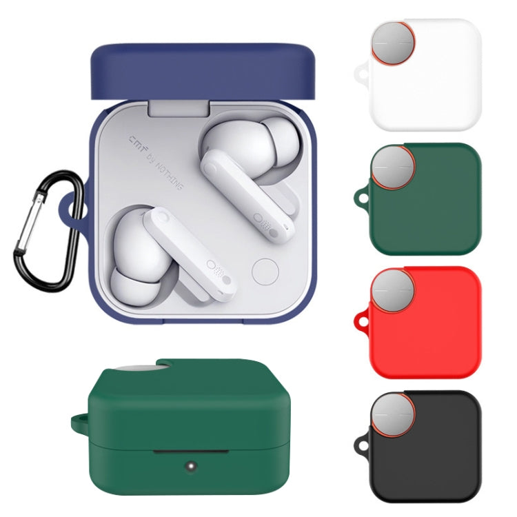 For CMF By Nothing Buds Pro2 Bluetooth Earphone Silicone Protective Case(Black) - Other Earphone Case by buy2fix | Online Shopping UK | buy2fix