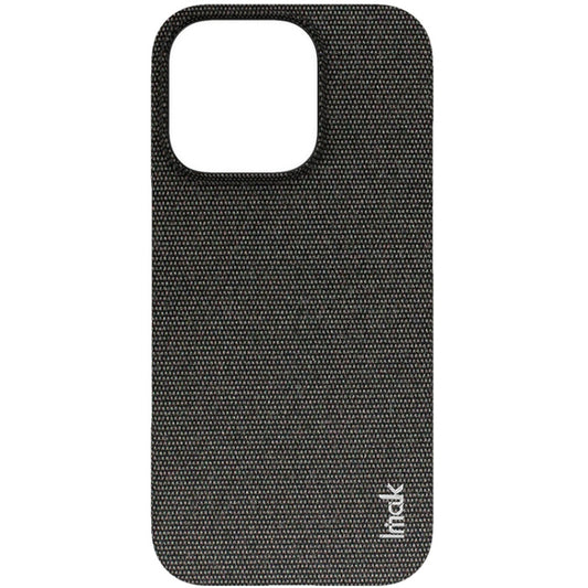 For iPhone 16 Pro imak Ruiyi Series Cloth Texture PU + PC Phone Case(Black) by imak