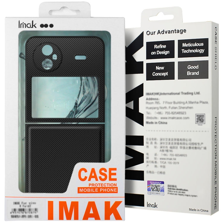 For Xiaomi Mix Fold 4 imak Ruiyi Series Carbon Fiber PU + PC Phone Case by imak