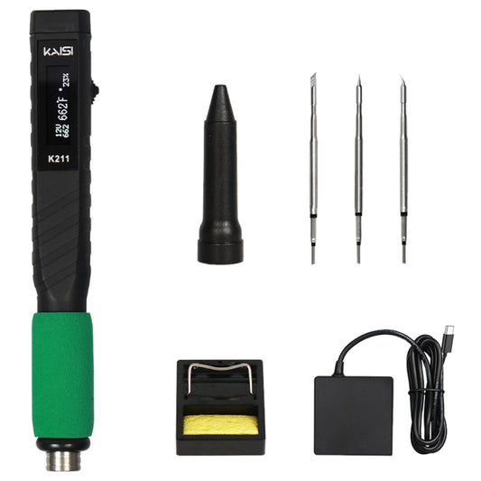 Kaisi K211 USB Portable Electric Soldering Iron with Smart Sleep by Kaisi