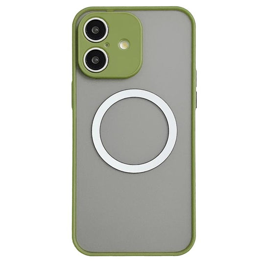 For iPhone 17 Hawkeye Skin Feel MagSafe Phone Case(Army Green) - iPhone 17 Cases by buy2fix | Online Shopping UK | buy2fix
