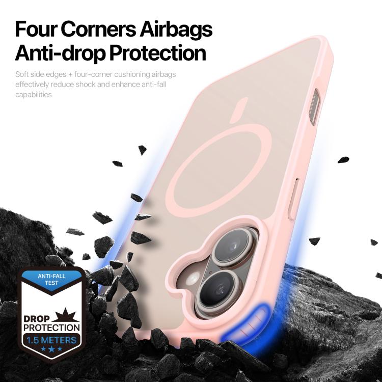 For iPhone 17 DUX DUCIS Yind Series MagSafe TPU Hybrid PC Phone Case(Light Pink) - iPhone 17 Cases by DUX DUCIS | Online Shopping UK | buy2fix