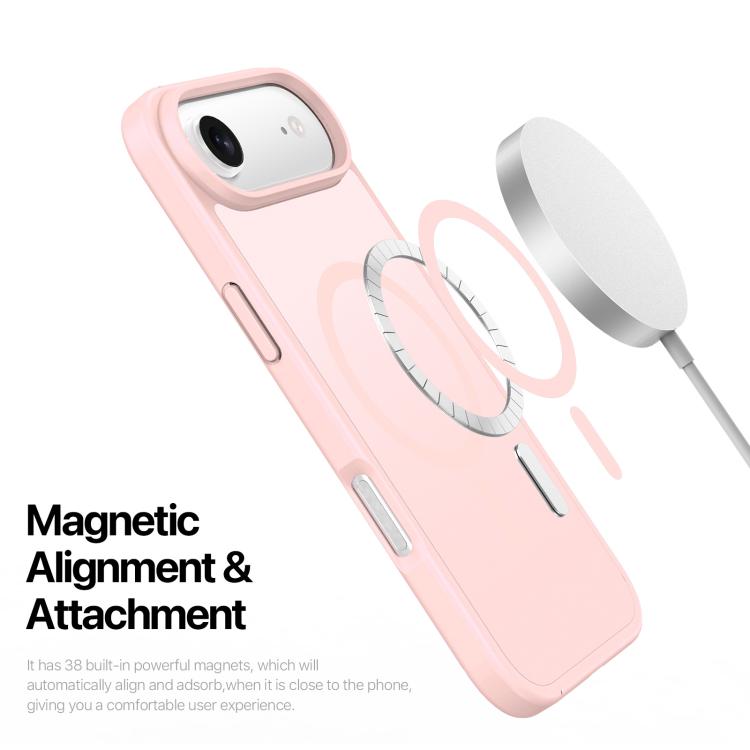 For iPhone Air DUX DUCIS Yind Series MagSafe TPU Hybrid PC Phone Case(Light Pink) - iPhone Air Cases by DUX DUCIS | Online Shopping UK | buy2fix