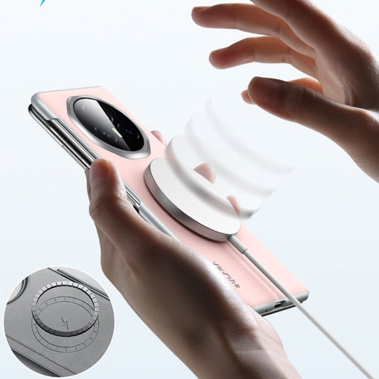 For Honor Magic Vs3 SULADA Skin Feel Liquid Leather Shockproof Phone Case(Black) - Honor Cases by SULADA | Online Shopping UK | buy2fix