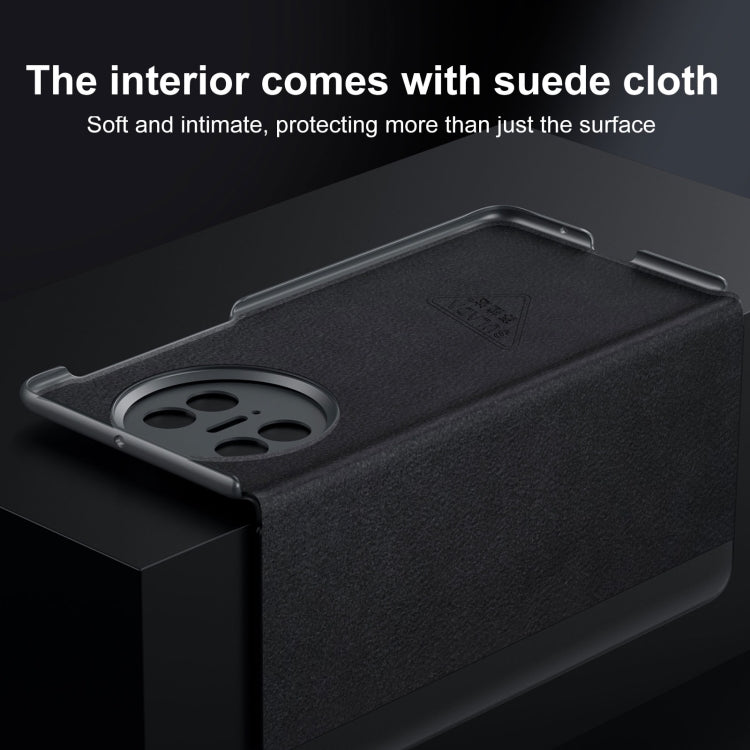 For Huawei Mate X5 / X3 SULADA Smart Series Wristband Holder Smart View Window Genuine Leather Phone Case(Green) - Huawei Cases by SULADA | Online Shopping UK | buy2fix