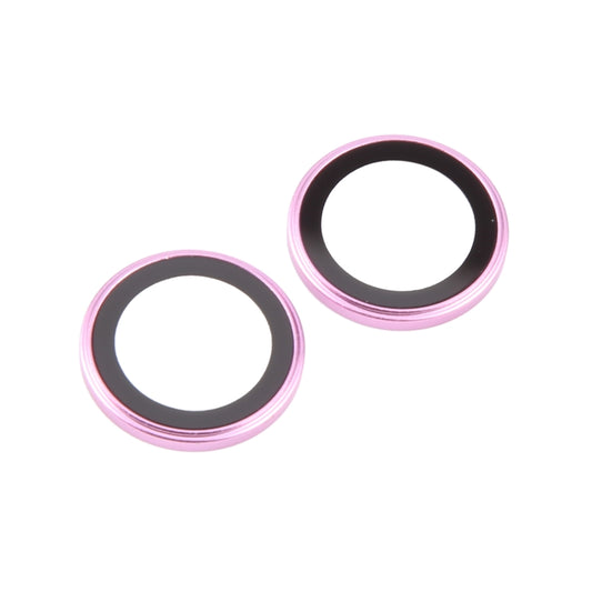 For iPhone 16 / 16 Plus Back Camera Cover Tempered Glass Lens Film(Rose Red) by buy2fix
