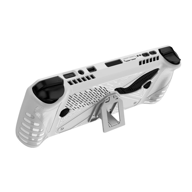 For ASUS ROG Ally X Game Console TPU Protective Case with Stand(Black) - Cases by buy2fix | Online Shopping UK | buy2fix
