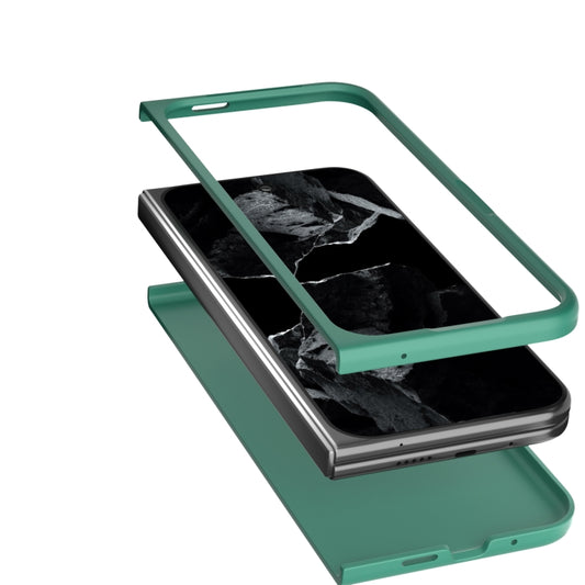 For Google Pixel 9 Pro Fold Skin Feel PC Phone Case(Deep Green) by buy2fix