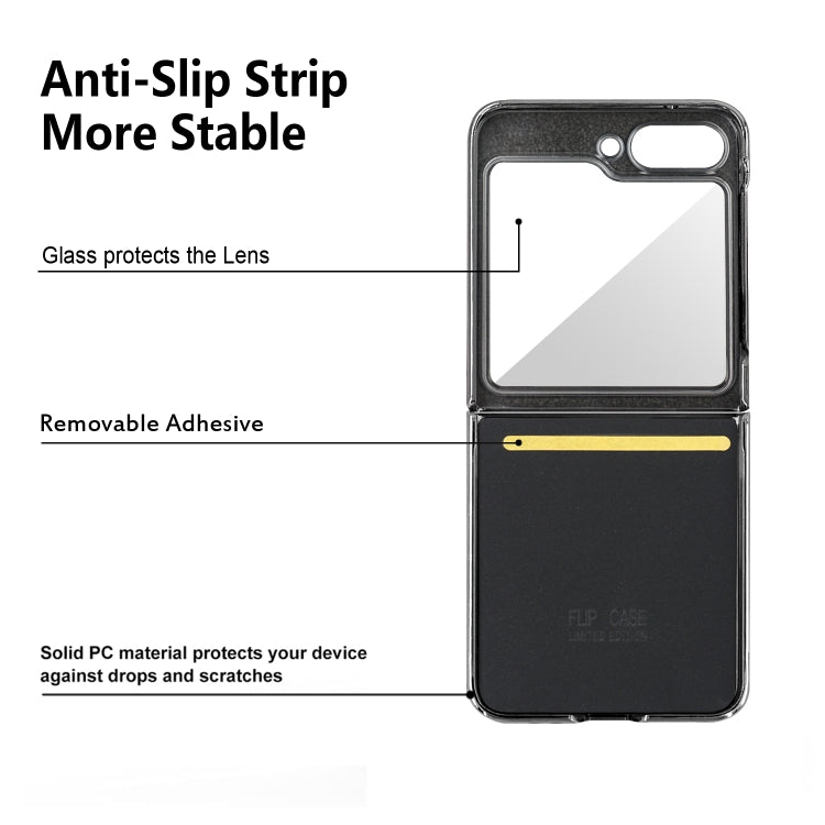 For Samsung Galaxy Z Flip6 / Flip7 FE Electroplating PC Hybrid PU Leather Phone Case with Wristband(Yellow) - Galaxy Z Flip6 5G Cases by buy2fix | Online Shopping UK | buy2fix
