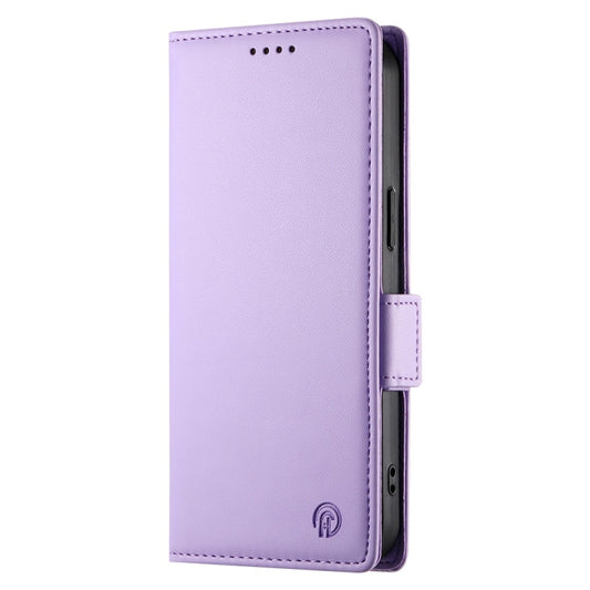 For Redmi K70 Ultra Side Buckle Magnetic Frosted Leather Phone Case(Purple) by buy2fix