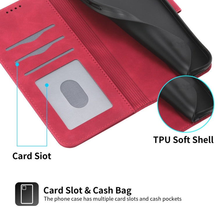 For Redmi K70 Ultra Dierfeng Dream Line TPU Hybrid PU Leather Phone Case(Red) - Xiaomi Cases by buy2fix | Online Shopping UK | buy2fix