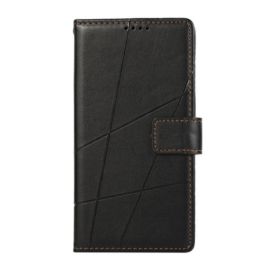 For Redmi K70 Ultra PU Genuine Leather Texture Embossed Line Phone Case(Black) by buy2fix