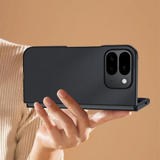 For Google Pixel 10 Pro Fold Ultra-thin Plain Skin Leather Phone Case(Orange) - Google Cases by buy2fix | Online Shopping UK | buy2fix