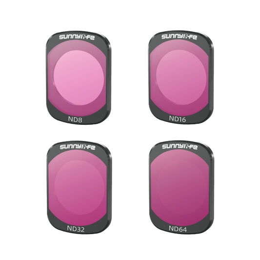 For DJI Osmo Pocket 3 Sunnylife Camera Lens Magnetic Metal Filter, No Impact On Gimbal Reset, Filter:4 in 1 ND8-64 by Sunnylife