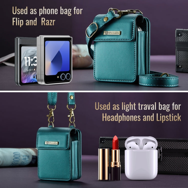 CaseMe Me50 Mini Universal Bag for Apple and Samsung Headphones + Lipstick(Green) by CaseMe