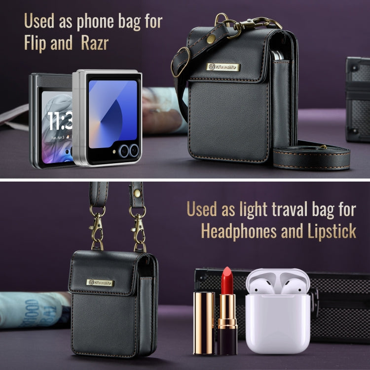 CaseMe Me50 Mini Universal Bag for Apple and Samsung Headphones + Lipstick(Black) by CaseMe