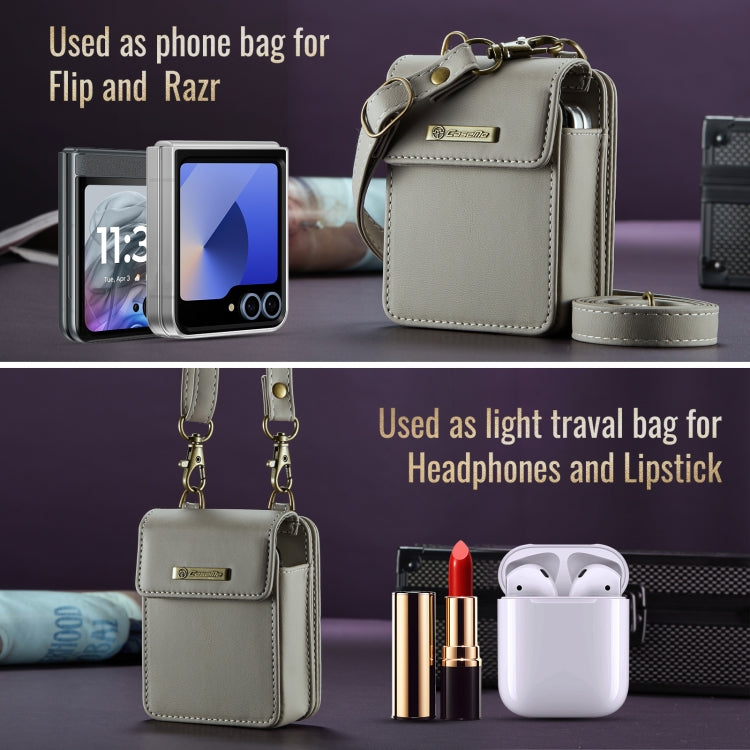CaseMe Me50 Mini Universal Bag for Apple and Samsung Headphones + Lipstick(Khaki) by CaseMe
