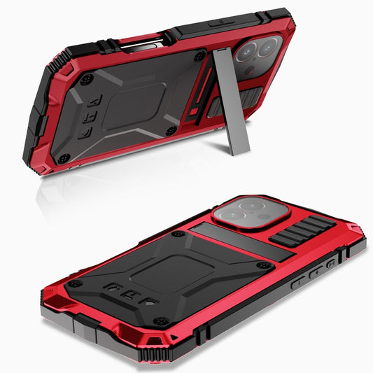 For iPhone 16 Plus R-JUST Life Waterproof Dustproof Shockproof Phone Case(Red) by R-JUST