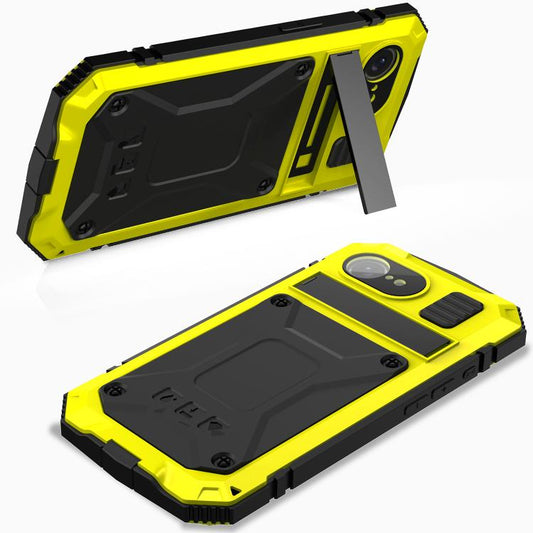 For iPhone 16e R-JUST Life Waterproof Dustproof Shockproof Phone Case(Yellow) - iPhone 16e Cases by R-JUST | Online Shopping UK | buy2fix