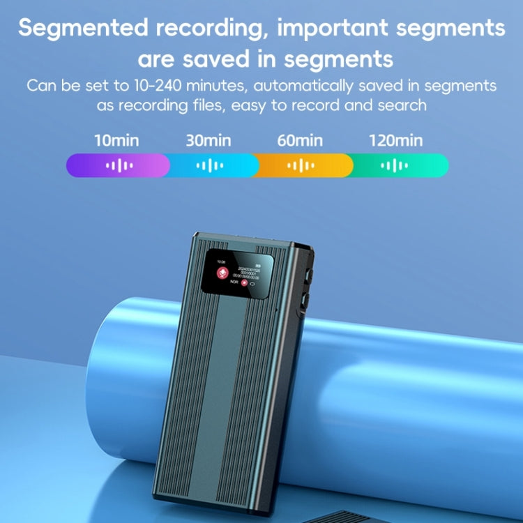 ZD42B Magnetic Sound Control Smart Noise Reduction Voice Recorder, Memory:32GB(Black) by buy2fix
