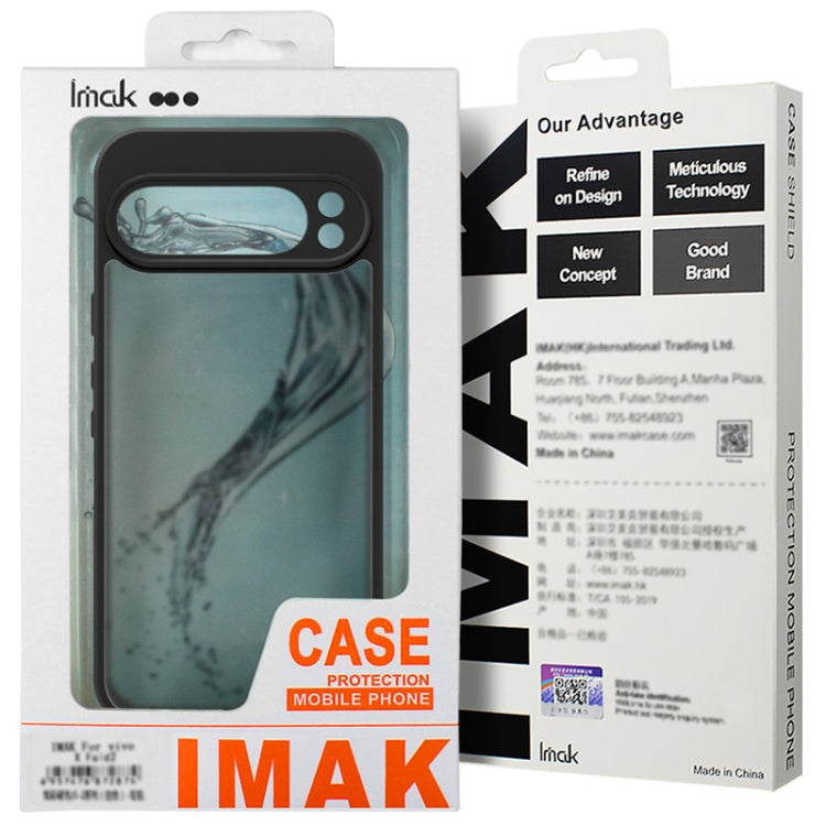 For ZTE nubia Red Magic 10 Pro imak UX-9B Series Four Corners Tiny Airbag Shockproof Phone Case(Black) by imak