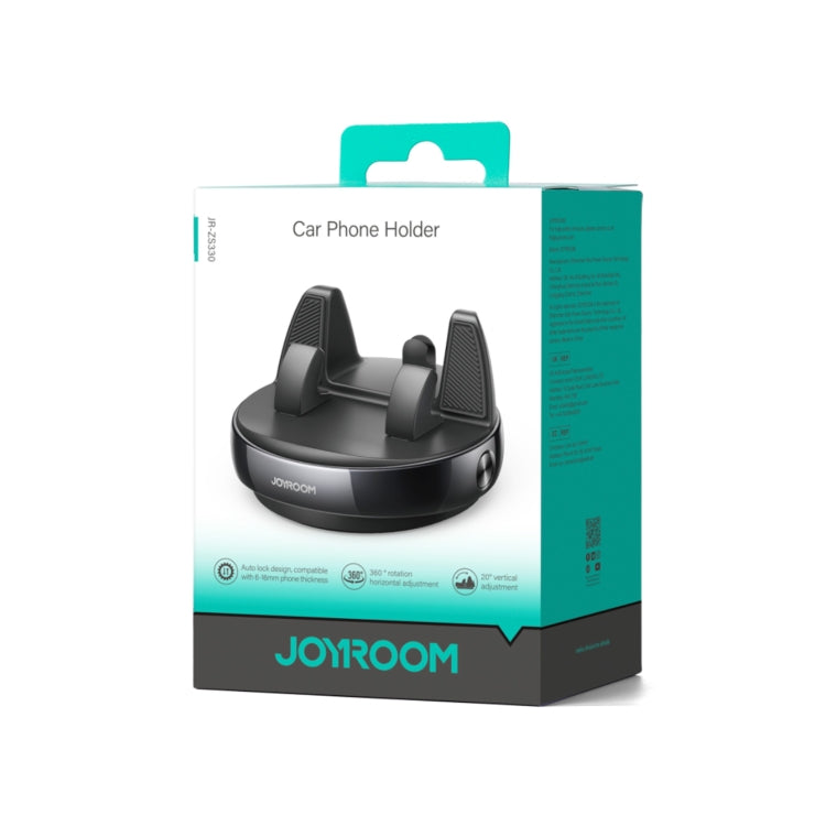 JOYROOM JR-ZS330 Dundun No.3 Vehicle Mounted Bracket Dashboard Car Phone Holder(Black) by JOYROOM