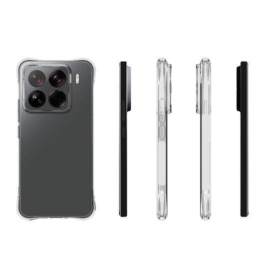 For Xiaomi 15 Pro Shockproof Non-slip Thickening TPU Phone Case(Transparent) by buy2fix