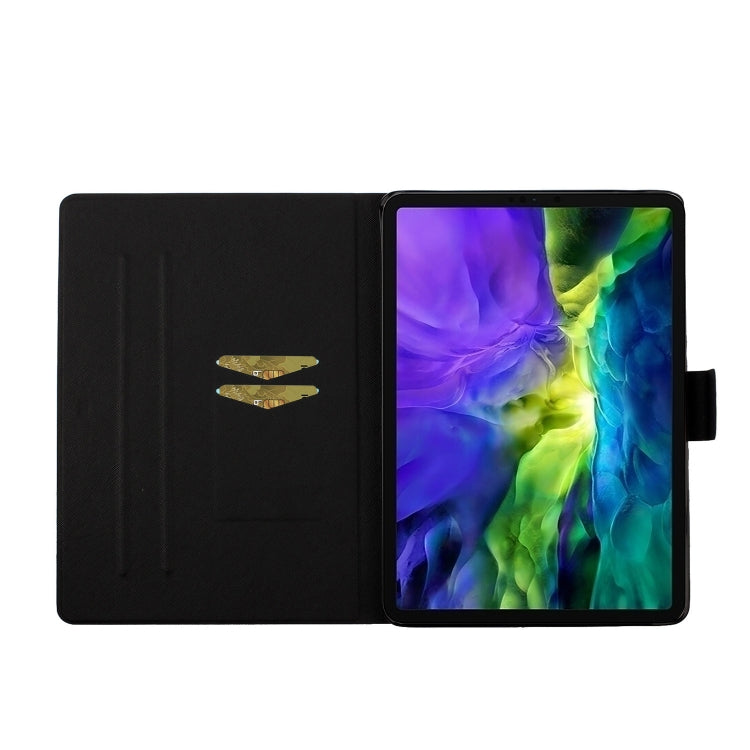For iPad Pro 11 2024 Colored Drawing Pattern Flip Leather Smart Tablet Case(Sunrise) - iPad Pro 11 2024 Cases by buy2fix | Online Shopping UK | buy2fix