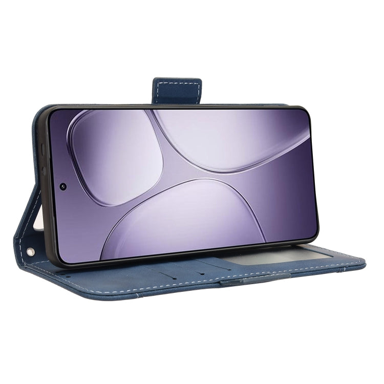 For Redmi K70 Ultra Skin Feel Calf Texture Card Slots Leather Phone Case(Blue) by buy2fix