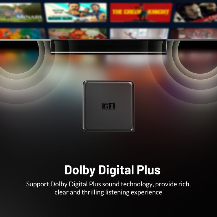 G1 Cortex-A55 Android 11 Quad-core CPU 4K HD Internet Set-top Box with Remote Control, 4GB+32GB(US Plug) - Others by buy2fix | Online Shopping UK | buy2fix