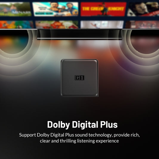 G1 Cortex-A55 Android 11 Quad-core CPU 4K HD Internet Set-top Box with Remote Control, 4GB+32GB(US Plug) - Others by buy2fix | Online Shopping UK | buy2fix