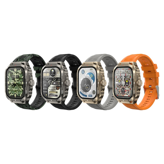 WK WH-03 2.01 inch Smart Watch Supports Bluetooth Calls(Camouflag) by WK
