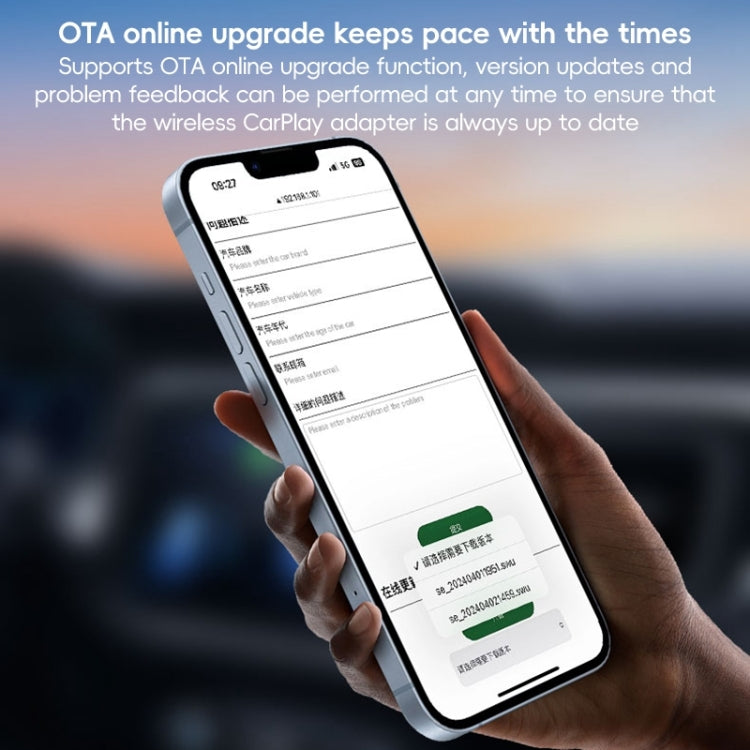 USB, USB-C / Type-C Wired to Wireless Car CarPlay Box Adapter for iPhone(Black) by buy2fix