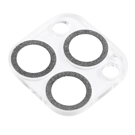 For iPhone 16 Pro / 16 Pro Max Glitter Ring Tempered Glass Camera Lens Film(Black) by buy2fix