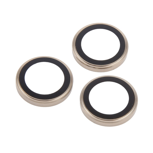 For iPhone 16 Pro / 16 Pro Max Metal Tempered Glass Back Camera Film(Titanium Color) by buy2fix