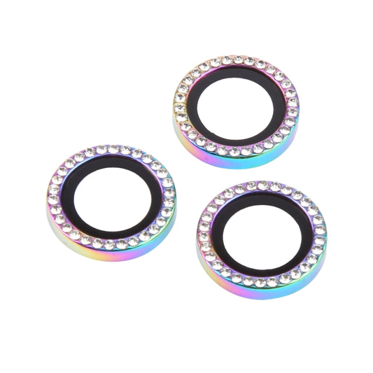 For iPhone 16 Pro / 16 Pro Max 9H Point Drill Camera Lens Protector Ring(Colorful) by buy2fix