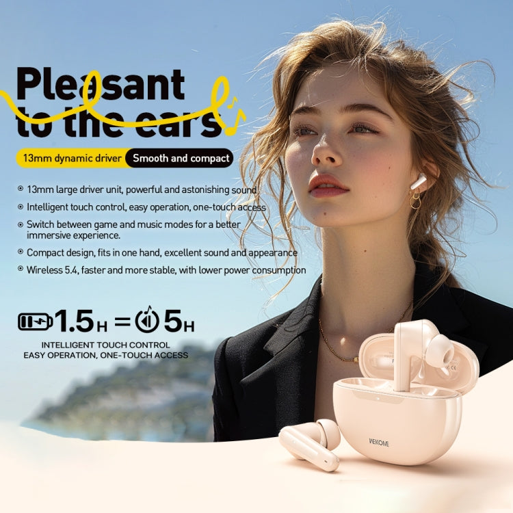 WEKOME WS-15 Starryue True Wireless Bluetooth Earphones(Black) - TWS Earphone by WK | Online Shopping UK | buy2fix