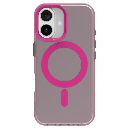 For iPhone 16 Candy Magsafe PC Hybrid TPU Phone Case(Red) by buy2fix