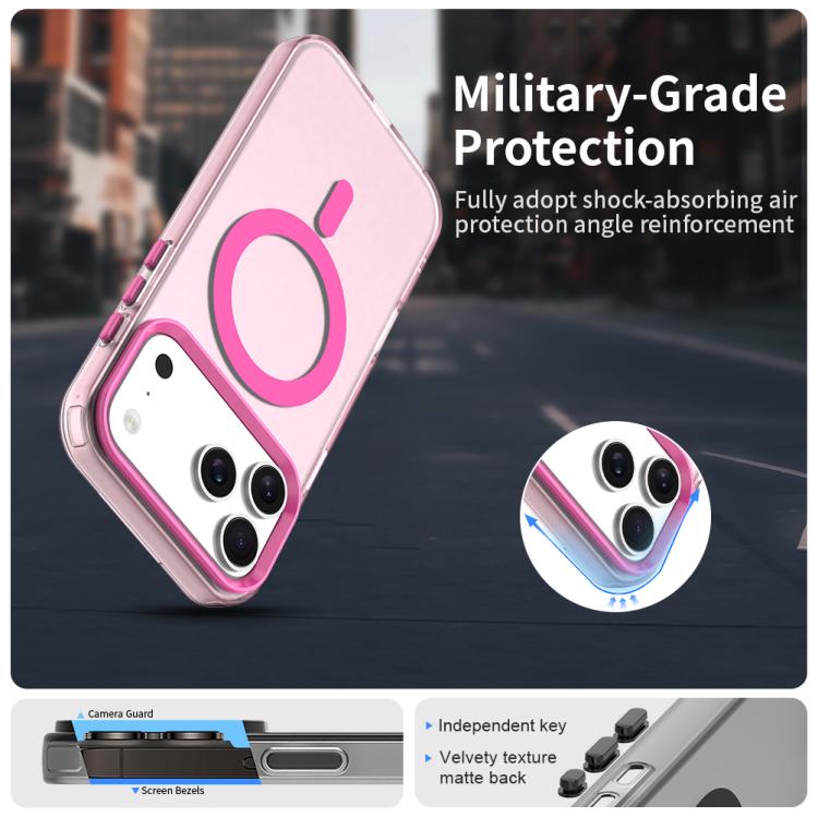 For iPhone 17 Pro Max Candy Magsafe PC Hybrid TPU Phone Case(Red) - iPhone 17 Pro Max Cases by buy2fix | Online Shopping UK | buy2fix