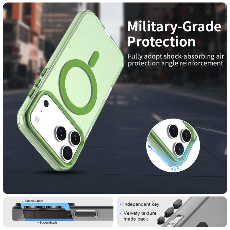 For iPhone 17 Pro Max Candy Magsafe PC Hybrid TPU Phone Case(Green) - iPhone 17 Pro Max Cases by buy2fix | Online Shopping UK | buy2fix