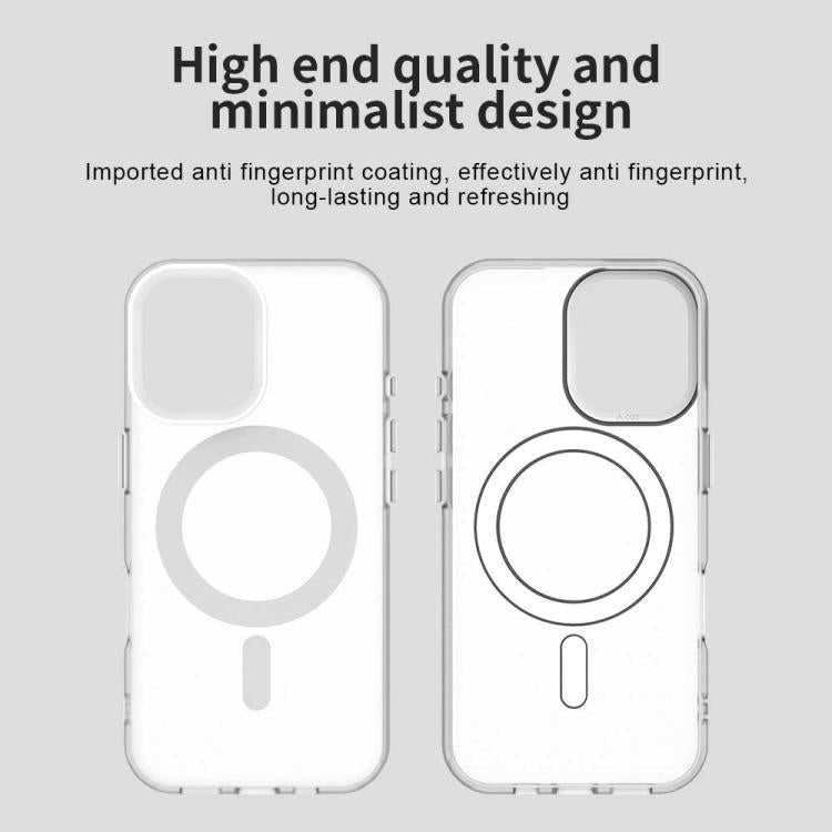 For iPhone 17 Candy Magsafe PC Hybrid TPU Phone Case(White) - iPhone 17 Cases by buy2fix | Online Shopping UK | buy2fix