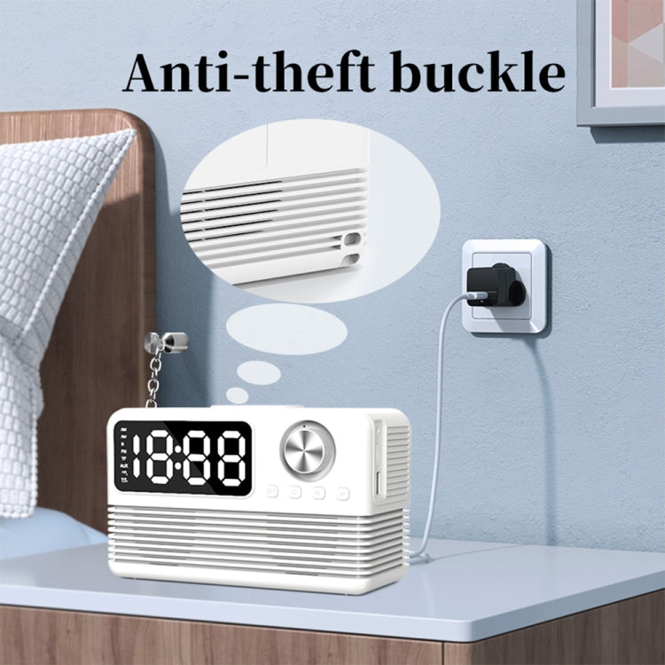BT509 LED Bluetooth 5.3 Speaker Alarm Clock Music Display Radio(Pink) - Desktop Speaker by buy2fix | Online Shopping UK | buy2fix