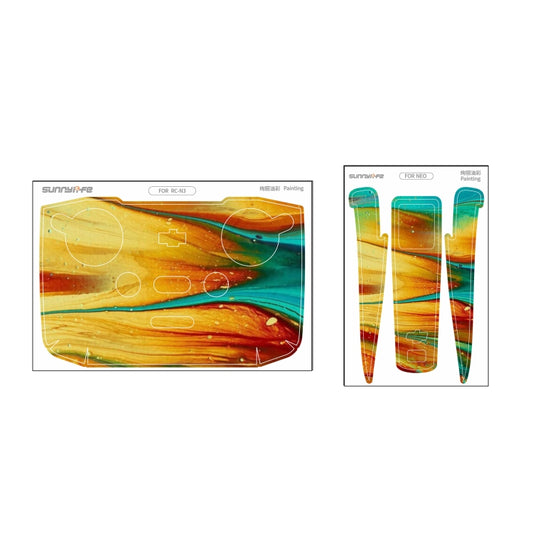 For DJI Neo Drone Body Remote Control Protective Sticker(Painting) by Sunnylife