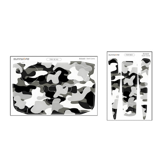 For DJI Neo Drone Body Remote Control Protective Sticker(Dark Camo) by Sunnylife