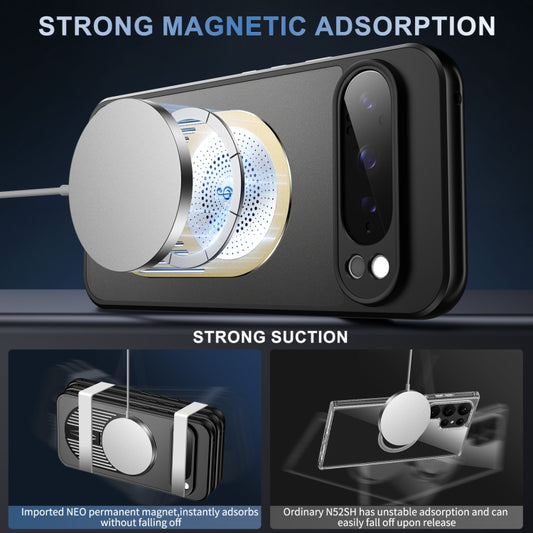 For Google Pixel 9 Pro XL Heat Dissipation Aromatherapy MagSafe Holder Phone Case(Gold) by buy2fix