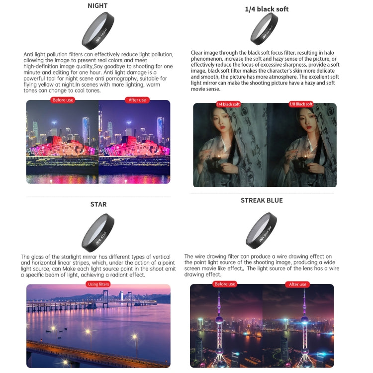 For DJI Neo JSR KB Series Drone Lens Filter, Filter:MCUV by JSR